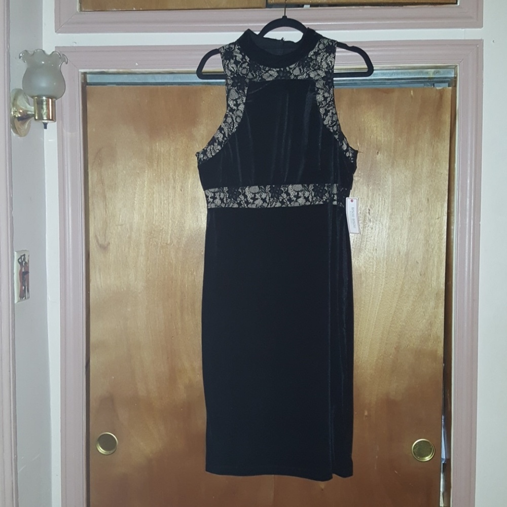 Black Velvet evening dress